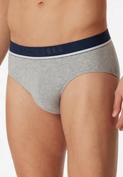 Schiesser Slip 95/5 Organic Cotton Rio Slip Dunkelblau/Rot/Mischfarben/Grau