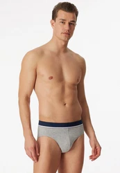 Schiesser Slip 95/5 Organic Cotton Rio Slip Dunkelblau/Rot/Mischfarben/Grau