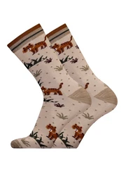 UphillSport Socken TIGER 2er Pack Beige/Weiß/Creme/Braun