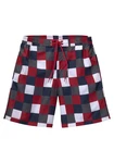 Buffalo Badeshorts bunt/rot/marine/kariert