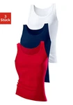 H.I.S Unterhemd Doppelripp Tanktop (3-St) 