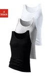 H.I.S Unterhemd Doppelripp Tanktop (3-St) 