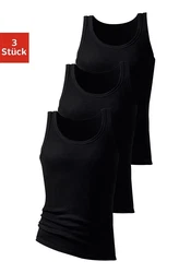 H.I.S Unterhemd Doppelripp Tanktop (3-St) 
