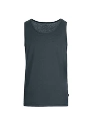 Trigema Unterhemd Trägershirt Dunkelblau/Dunkelgrau/Blau/Grau