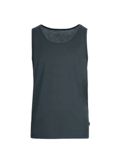 Trigema Unterhemd Trägershirt Dunkelblau/Dunkelgrau/Blau/Grau