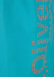 s.Oliver Badeshorts Logoprint aqua