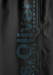 s.Oliver Badeshorts Logoprint Blau/Schwarz/Türkis