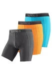 Buffalo Boxer in langer Form  trkis/orange/schwarz