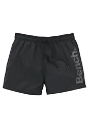 Bench. Badeshorts mit Logoschriftzug Rosa/Schwarz