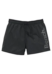 Bench. Badeshorts mit Logoschriftzug Rosa/Schwarz