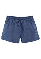 Bench. Badeshorts mit Logoschriftzug Grau/Dunkelblau/Hellblau/Blau