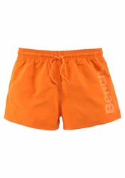 Bench. Badeshorts mit Logoschriftzug Orange/Gelb