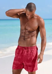 Bench. Badeshorts Dunkelrot/Rosa/Bordeaux/Rot