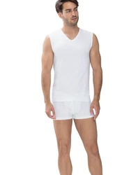 Mey Achselhemd DRY COTTON mit V-Ausschnitt 