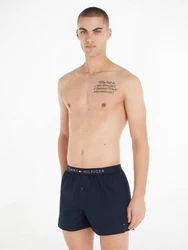 Tommy Hilfiger Underwear Boxershort mit Logo am Bund dunkelblau