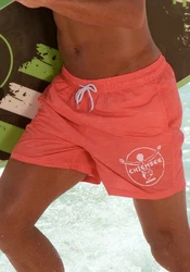 Chiemsee Badeshorts mit Logodruck Orange