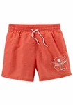 Chiemsee Badeshorts mit Logodruck Orange
