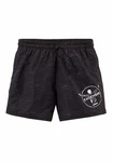 Chiemsee Badeshorts mit Logodruck Dunkelgrau/Dunkelblau/Schwarz