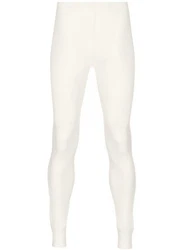 Trigema Lange Unterhose Ski/Sport Funktionshose (1-St) Weiß/Creme/Khaki