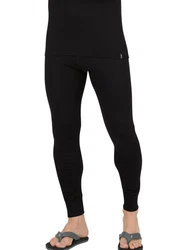 Trigema Lange Unterhose Ski/Sport Funktionshose (1-St) Schwarz/Orange