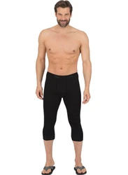 Trigema Lange Unterhose 3/4 Unterhose im Doppelpack schwarz