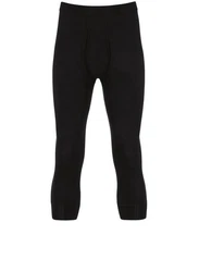 Trigema Lange Unterhose 3/4 Unterhose im Doppelpack schwarz