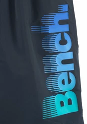 Bench. Badeshorts mit Logo Dunkelblau/Hellblau/Schwarz