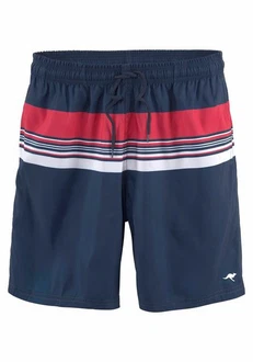 KangaROOS Badeshorts Dunkelblau/Blau/Mischfarben