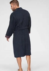 Bruno Banani Herrenbademantel Roy Dunkelblau