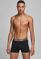 JACK & JONES Boxershorts SENSE TRUNKS 3-PACK NOOS Dunkelblau/Dunkelgrün/Schwarz