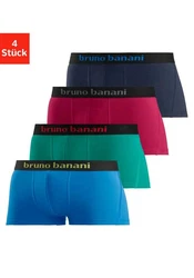 Bruno Banani Hipster Boxershorts mit Logo Webbund 