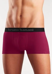 Bruno Banani Hipster Boxershorts mit Logo Webbund 