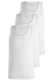 Unterhemd Tank Top 3P CO (Packung, 3-St) mit Rippbndchen