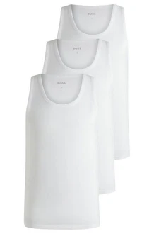 BOSS Unterhemd Tank Top (3-St)