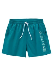 Badeshorts mit seitlichem Logodruck
