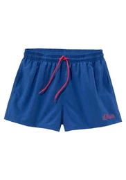 Badeshorts mit komplementrem Farbdesign