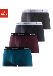 Bench. Hipster Boxershorts (4-St) Braun/Lila/Rosa/Bordeaux/Rot/Dunkelrot
