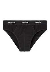 Bench. Slip mit kontrastfarbigem Webbündchen Rosa/Mischfarben/Schwarz/Dunkelrot