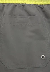 KangaROOS Badeshorts Adams Khaki/Dunkelgrün/Gelb/Grau/Dunkelgrau