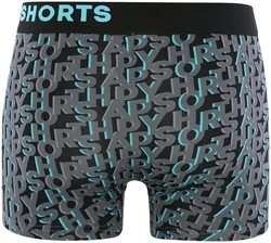 HAPPY SHORTS Retro Pants Trunks Grün/Türkis/Lila/Grau