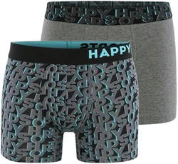 HAPPY SHORTS Retro Pants Trunks Grün/Türkis/Lila/Grau