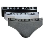 BOSS Slip Sportslip Minislip Brief (3-St) Grau/Dunkelgrau/Gelb