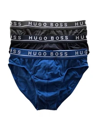 BOSS Slip Sportslip Minislip Brief (3-St) Schwarz/Gelb/Rosa/Dunkelblau/Braun