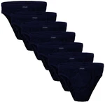 BRUBAKER Slip Herren Unterhose aus Baumwolle Dunkelblau