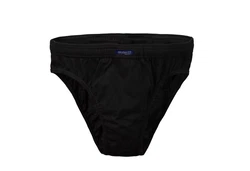 BRUBAKER Slip Herren Unterhose aus Baumwolle Dunkelblau