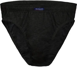 BRUBAKER Slip Herren Unterhose aus Baumwolle Dunkelblau