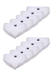 CECEBA Slip Herren Slips Unterhosen (10-St) Weiß/Creme