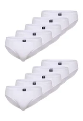 CECEBA Slip Herren Slips Unterhosen (10-St) Weiß/Creme