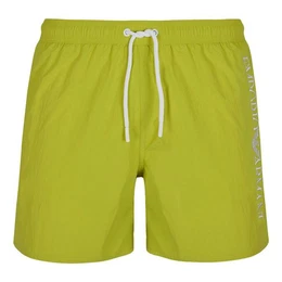 Boxer-Badehose Mid Boxer Beachwear mit seitlichen Markenschriftzug