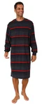 Normann Herren Pyjama Nachthemd Rot/Mischfarben/Gelb/Schwarz/Lila/Dunkelblau